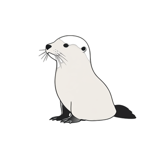 Line Art berang-berang