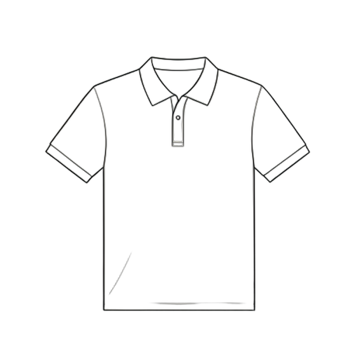 Line Art Polo Shirt