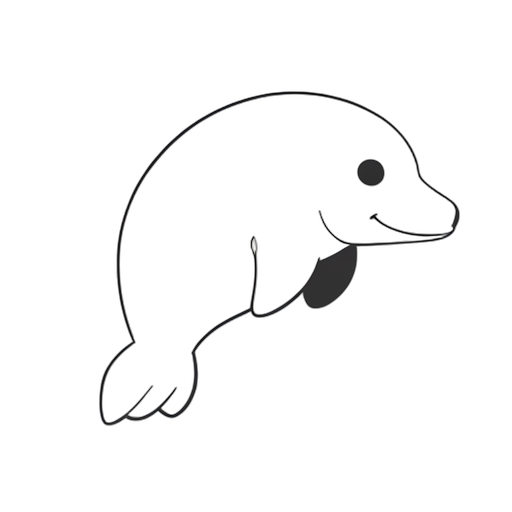 Line Art 海豚