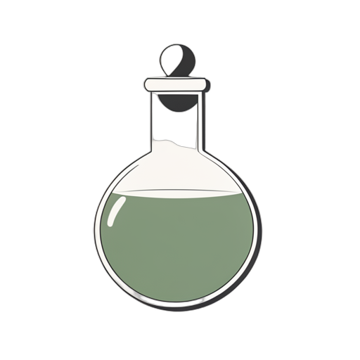 Line Art Green Potion