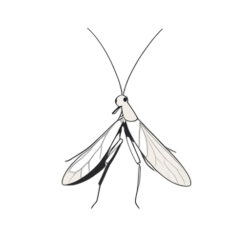 Line Art praying mantis