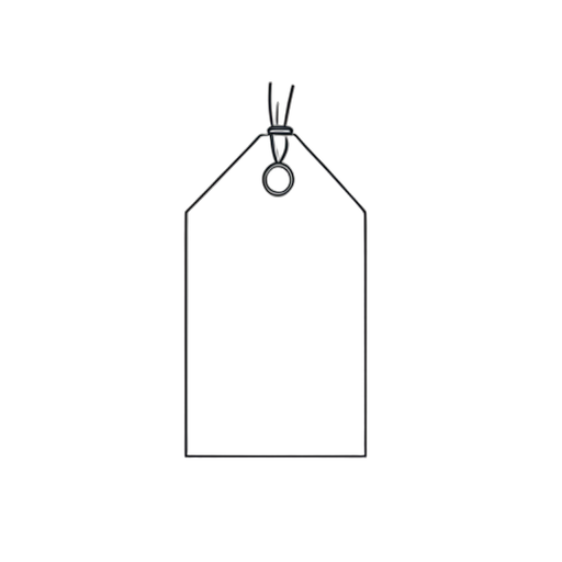 Line Art Price Tag