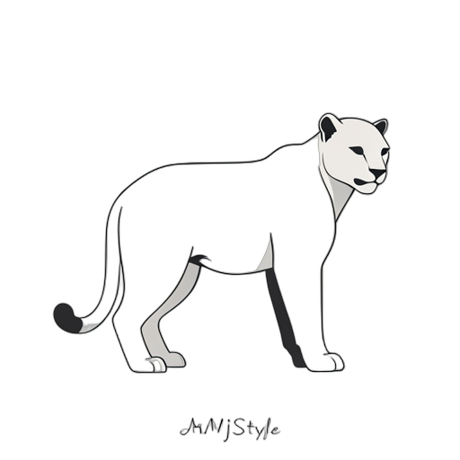 Line Art Puma