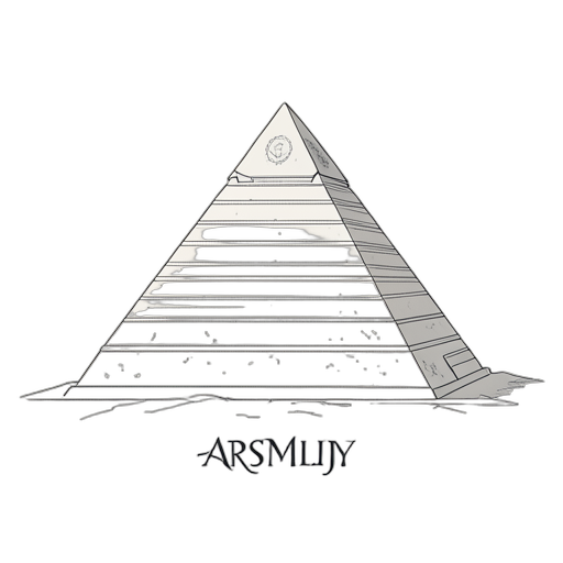 Line Art Пирамида