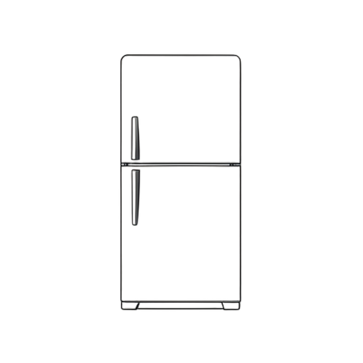 Line Art ตู้เย็น