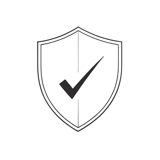Line Art Security Shield