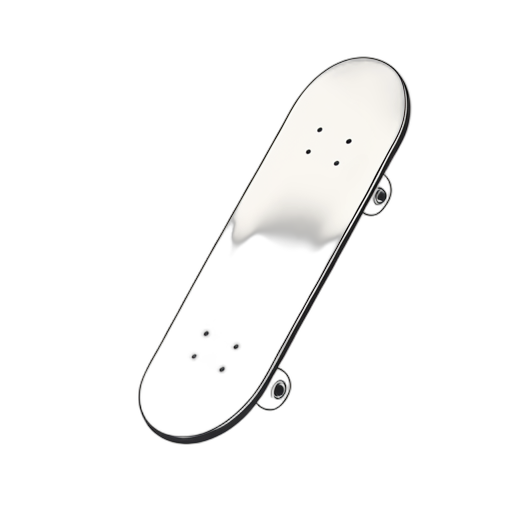 Line Art Skateboard