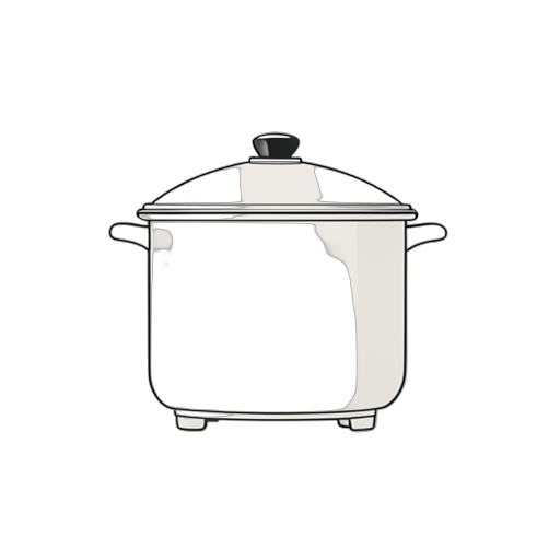 Line Art Nồi nấu chậm