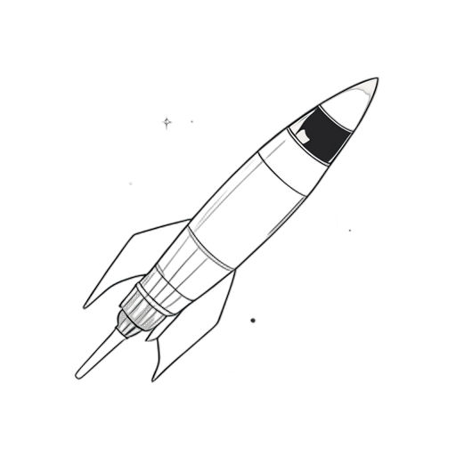 Line Art Space shuttle