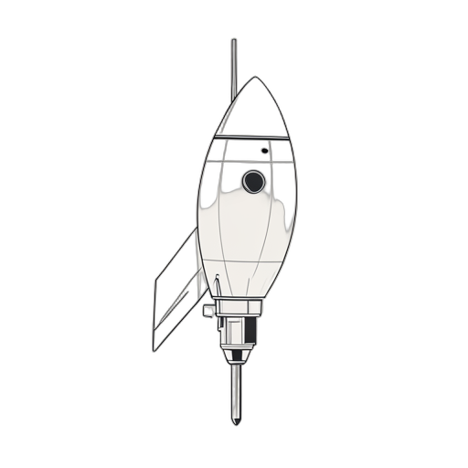 Line Art ยานอวกาศ