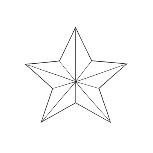 Line Art Étoile