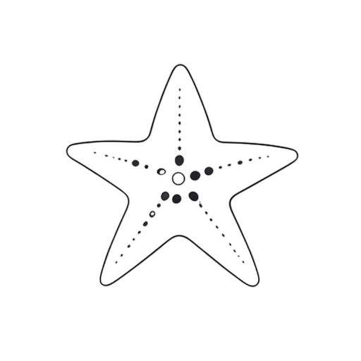 Line Art Starfish