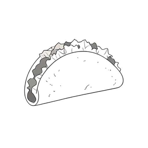 Line Art Taco