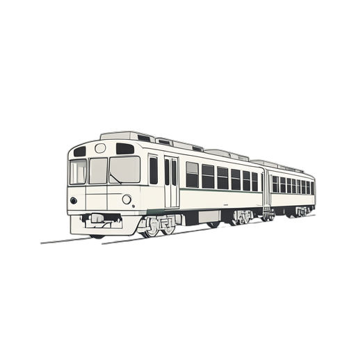 Line Art Kereta api