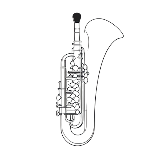 Line Art Tuba