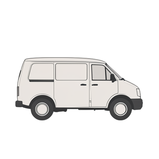 Line Art Xe tải