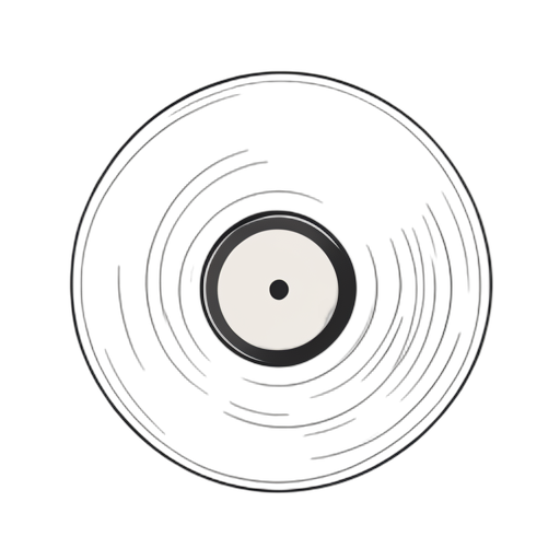 Line Art Vinyl Record