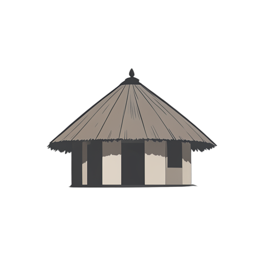 Logo Mark African Hut