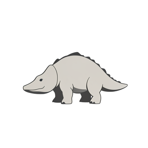 Logo Mark Ankylosaurus