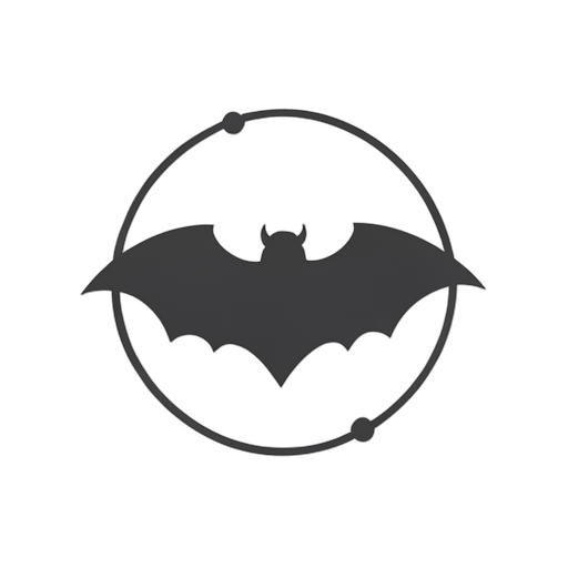 Logo Mark Halloween Bat