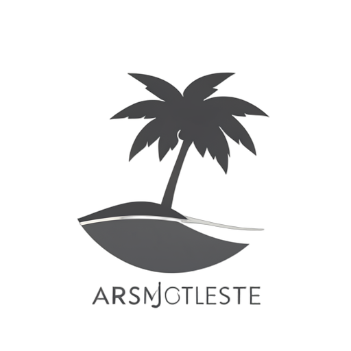 Logo Mark Spiaggia tropicale