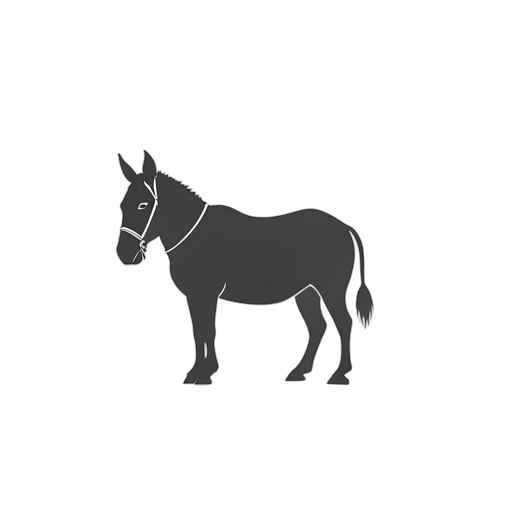 Logo Mark Burro de granja