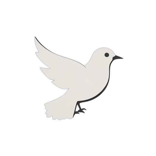 Logo Mark chim bồ câu