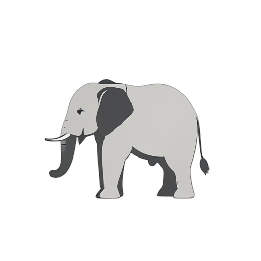 Logo Mark Éléphant