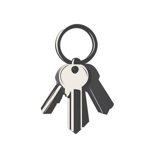 Logo Mark Keyring