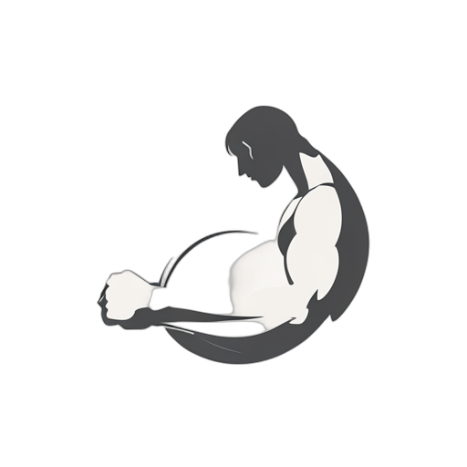 Logo Mark Muscular Arm
