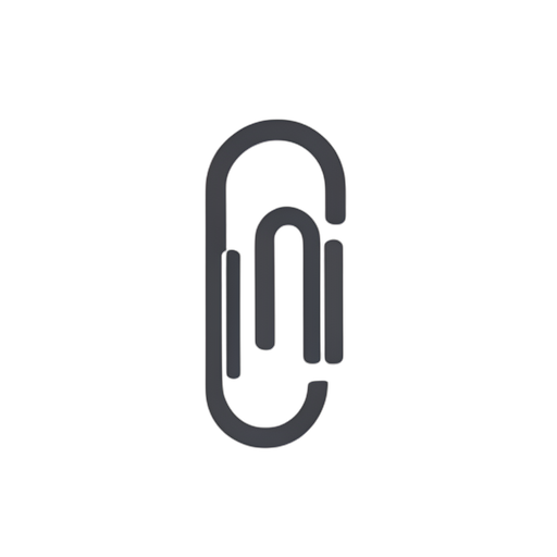 Logo Mark kağıt klipsi