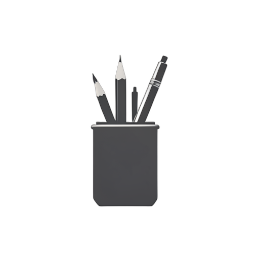 Logo Mark حامل أقلام