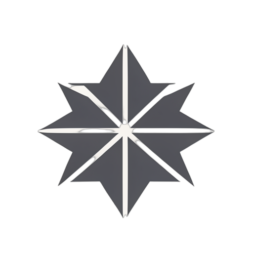 Logo Mark Estrela de seis pontas