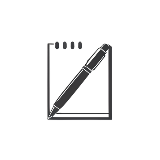 Logo Mark menulis