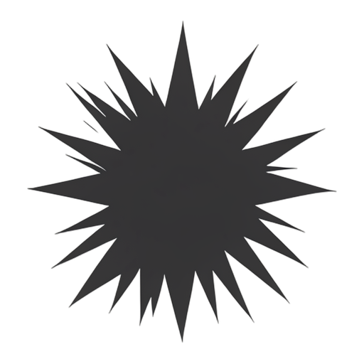 Silhouette Abstract Burst