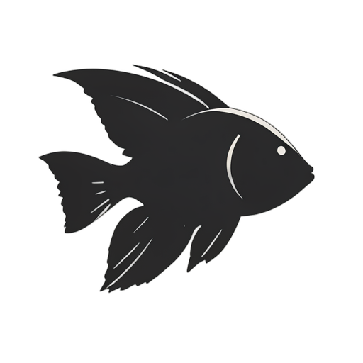 Silhouette Pez ángel