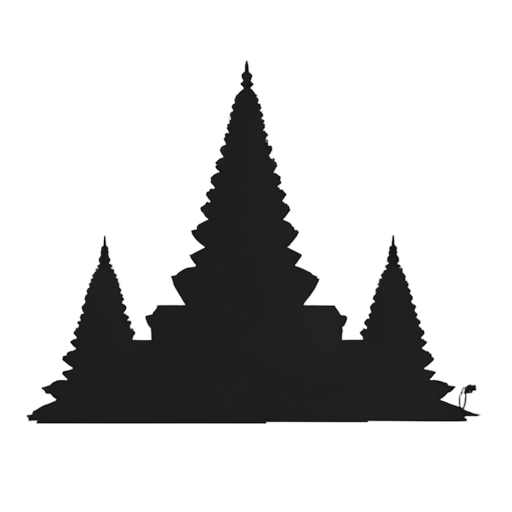 Silhouette Angkor Wat