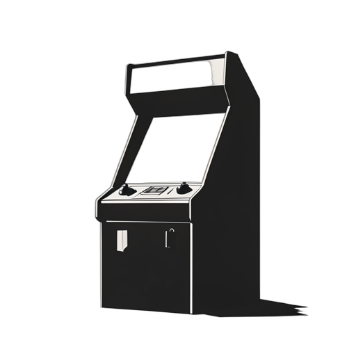 Silhouette Macchina arcade
