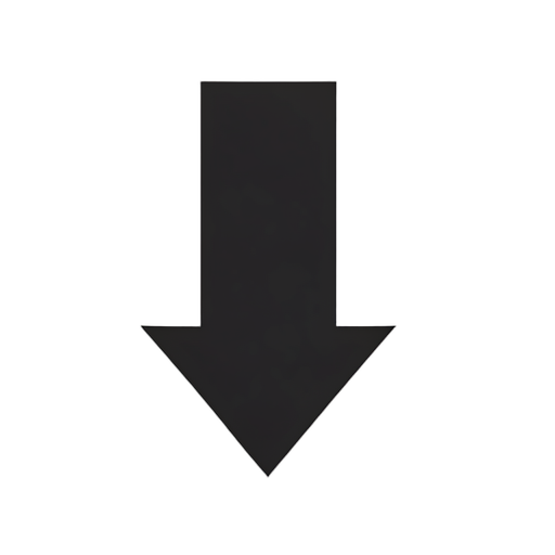 Silhouette Arrow Down