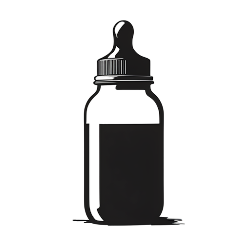 Silhouette Baby Bottle