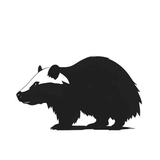 Silhouette Badger