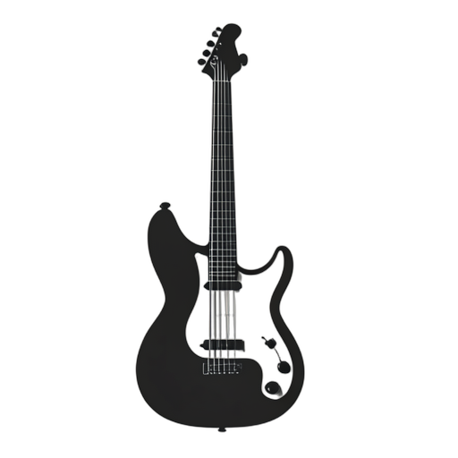 Silhouette Bass Guitar