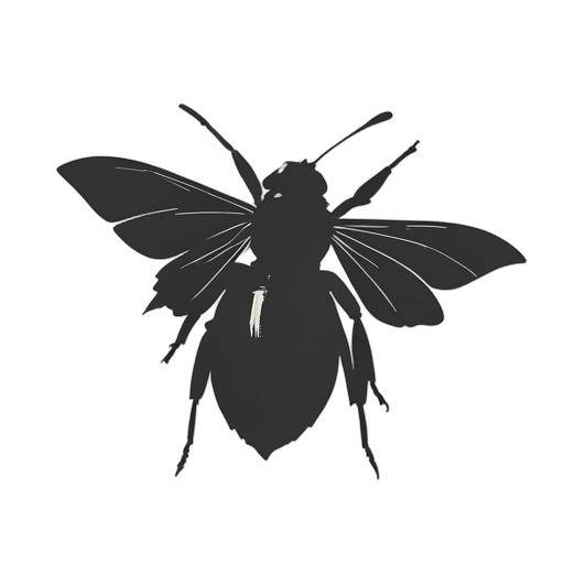 Silhouette Bee