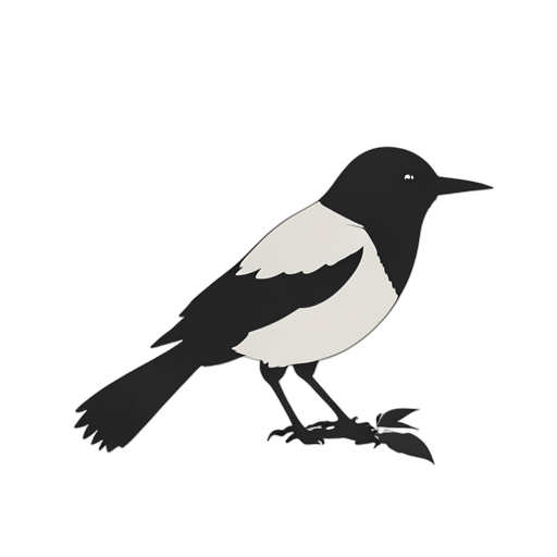 Silhouette BlaueVogel