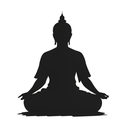 Silhouette Buddha