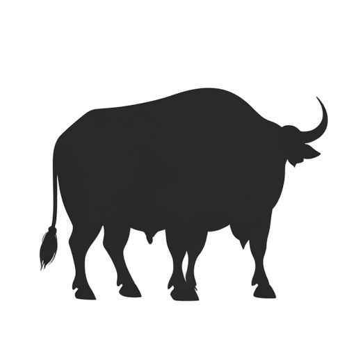 Silhouette sapi