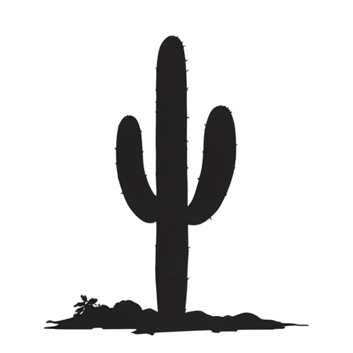 Silhouette Cactus