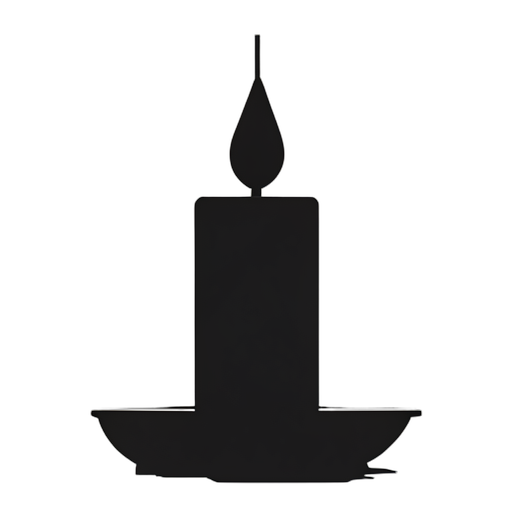 Silhouette Candle