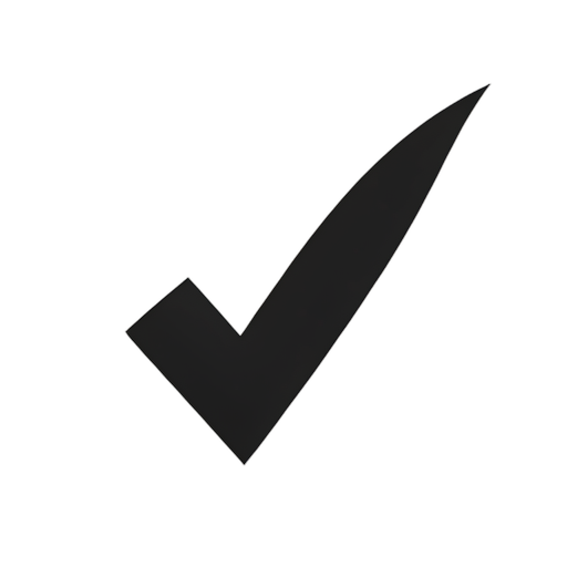 Silhouette Check Mark