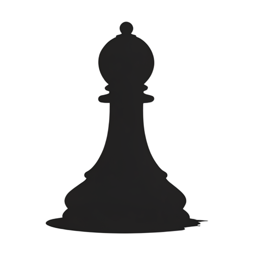 Silhouette Satranç taşı